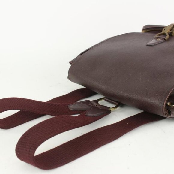 Louis Vuitton Burgundy Taiga Leather Cassiar Backpack 1015lv42 main image 6